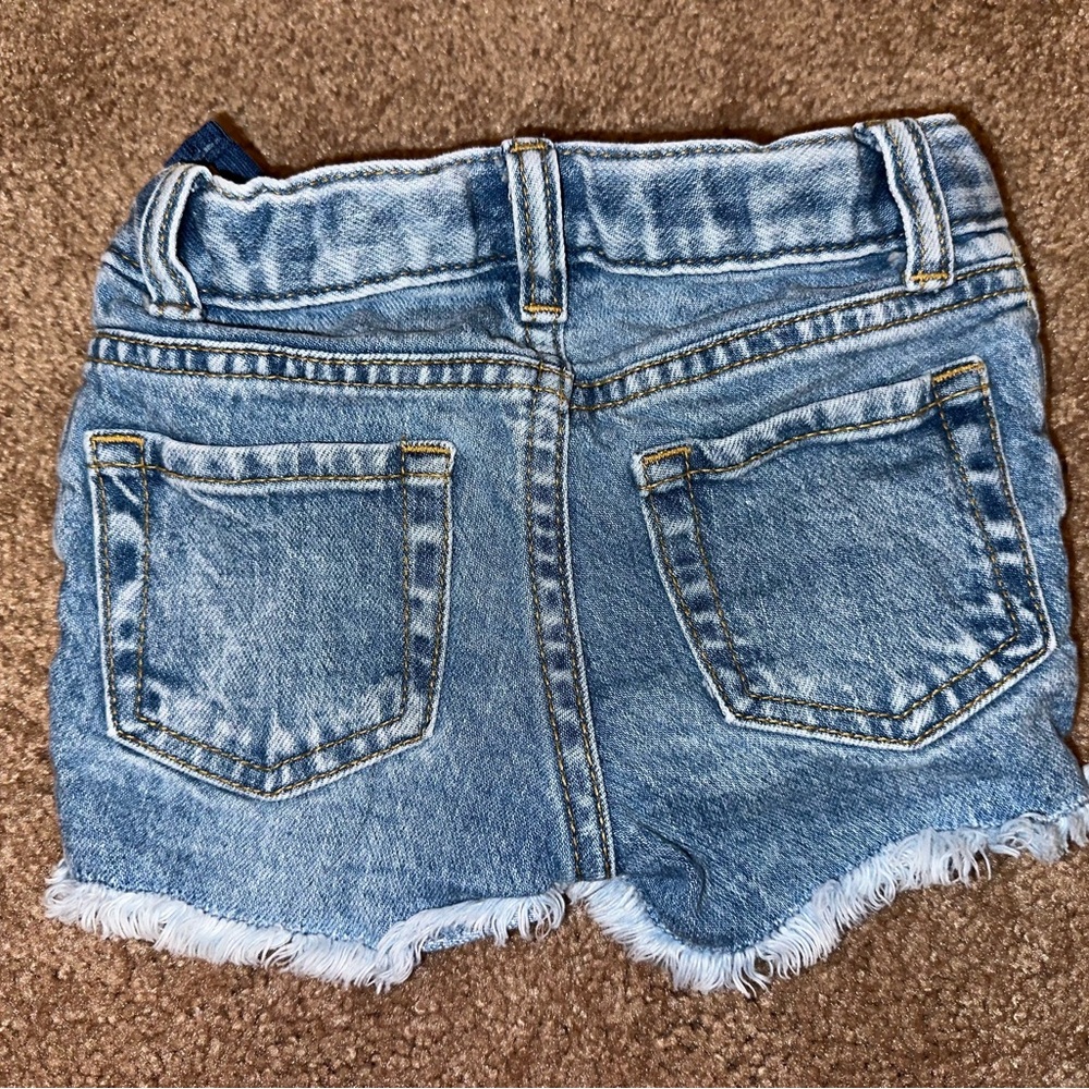 Cat & Jack Light Blue Denim Shorts - Picture 2 of 3